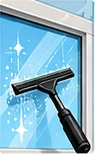 Window washing illustration