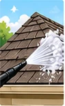 Roof Cleaning illustration