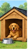 Dog Kennel Cleaning illustration