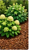 Mulching & Rock Installation illustration