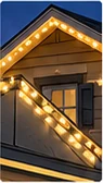 Christmas Light Installation illustration