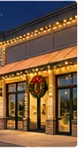 Commercial Holiday Lighting illustration
