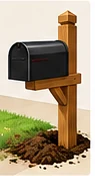 Mailbox Installation illustration