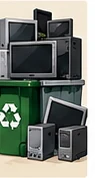 E-Waste & Electronics Disposal illustration